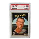 1959 Topps Bob Mabe PSA 8 Graded Card