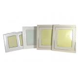 Four Lenox Porcelain Photo Frames