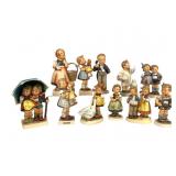 12 Goebel Hummel Porcelain Figurines