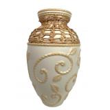 Lenox Earth & Glass Vase, 11 Inches Tall