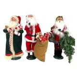 Byersï¿½ Choice Carolers Santa Trio with Accessories