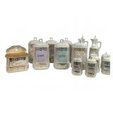 Iridescent Porcelain Kitchen Canister Set