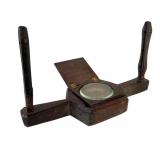 Early Wooden Surveyorï¿½s Compass