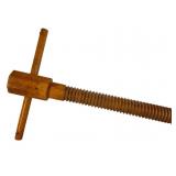 Primitive Wooden Vise Screw