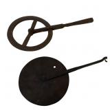 Two Iron Wheelwright Traveler Wheels