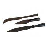 Iron Bill Hook, Pike Head, and Spontoon