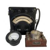 Three Vintage Electrical Volt Meters