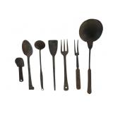 Seven Iron Utensils