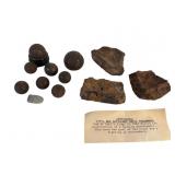 Civil War-Era Shell Fragments and Bullets