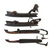 Two Pairs of Antique Ice Skates