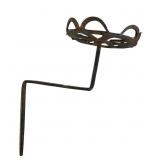 Wrought-Iron Cresset Lamp Holder