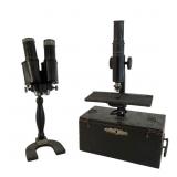 Lietz Wetzlar and Paul Waechter Microscopes