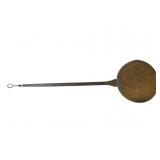 Antique Brass and Iron Warming Pan