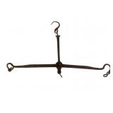 Primitive Wrought Iron Hanging Scale