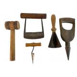 Five Vintage Hand Tools
