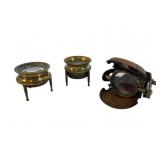 Brass Tripod Magnifiers and Pocket Monocular