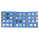 31 Silver Franklin Half Dollars, 1948-1963