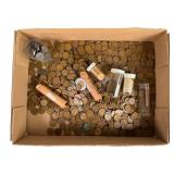 Lincoln Wheat Cents Lot with Rolls