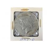 1927-D Silver Peace Dollar Coin