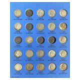 35 Roosevelt Dimes in Album