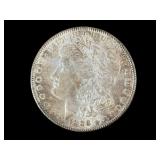 1886 Circulated Silver Morgan Dollar