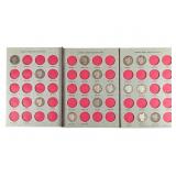 15 Silver Liberty Head Half Dollars in Album