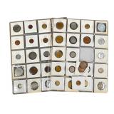 Foreign Coin Collection in Holders
