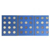 25 Silver Washington Quarters in Album