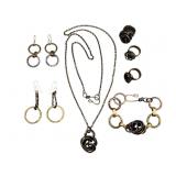 Mixed Metal Artisan Jewelry Set