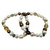 Honora Pearl & Gem Stretch Bracelet