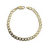 10k Gold Flat Link Bracelet