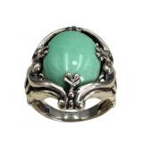 Carolyn Pollack 925 Green Turquoise Ring