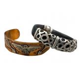 Two Jewelry Bracelets with 925 and CZ Accents