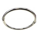 Milor 925 Hinged Hollow Bangle Bracelet