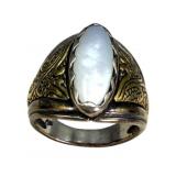 Carolyn Pollack 925 Brass MOP Ring