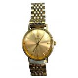 Vntg Omega Seamaster Gold-Filled Watch