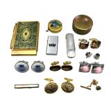 Vintage Menï¿½s Accessory Lot with Cufflinks