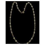 Portuguese 19.2k Gold Circle Link Chain