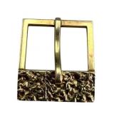 14k Gold Belt Buckle With Monogram