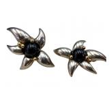 Tiffany & Co. 925/18k Onyx Omega & Brooch