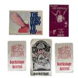 Led Zeppelin Backstage Passes