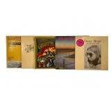 Five Vinyl Records with Notable Albums