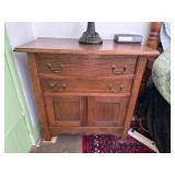 Antique Oak Wash Stand