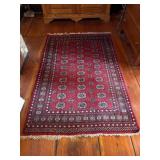 Hand-Tied Area Rug with Geometric Design