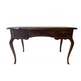 Ethan Allen Petite Desk with Removable Glass Top