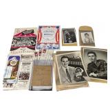 Signed Photos And Ephemera Lot