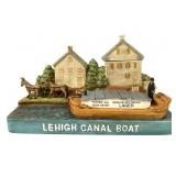 Vintage Lehigh Canal Boat Wine Decanter