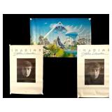 Three Music Posters, John Lennon, Asia