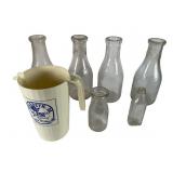 Historic Glass Milk Bottles