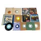 45 RPM Records with Sleeves-Madball ,Hank Williams
